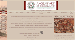 Desktop Screenshot of biblicalartifacts.com